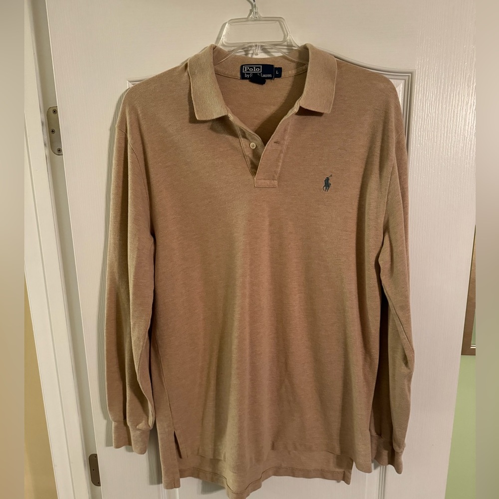 Polo men’s Large long sleeve